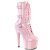Pleaser ADORE-1043 Plateau Ankle Boots Patent Light Pink EU-35 / US-5
