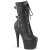 Pleaser ADORE-1043 Plateau Ankle Boots Faux Leather Black EU-35 / US-5