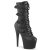 Pleaser ADORE-1046 Plateau Ankle Boots Faux Leather Black EU-37 / US-7