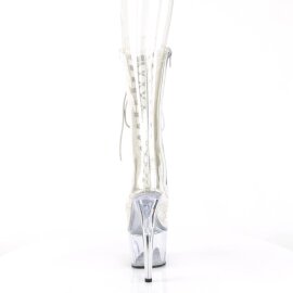 Pleaser ADORE-1050C Plateau Ankle Boots Transparent EU-36 / US-6
