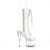 Pleaser ADORE-1050C Plateau Ankle Boots Transparent EU-37 / US-7
