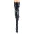 Pleaser ADORE-3000HWR Plateau Overknee Boots Holo Black EU-42 / US-12
