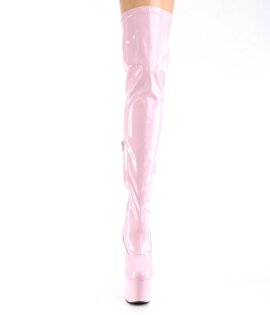 Pleaser ADORE-3000HWR Plateau Overknee Boots Holo Light...