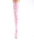 Pleaser ADORE-3000HWR Plateau Overknee Boots Holo Light Pink EU-35 / US-5