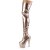 Pleaser ADORE-3000HWR Plateau Overknee Boots Holo Rose Gold EU-35 / US-5