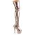 Pleaser ADORE-3000HWR Plateau Overknee Boots Holo Rose Gold EU-35 / US-5