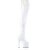 Pleaser ADORE-3000HWR Plateau Overknee Boots Holo White EU-43 / US-13