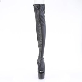 Pleaser ADORE-3011 Plateau Overknee Boots Faux Leather...