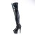 Pleaser ADORE-3011HWR Plateau Overknee Boots Holo Black EU-42 / US-12