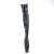 Pleaser ADORE-3011HWR Plateau Overknee Boots Holo Black EU-36 / US-6