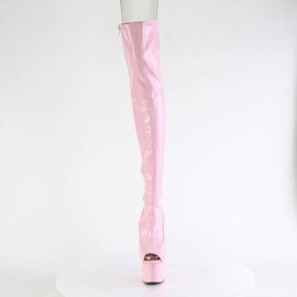Pleaser ADORE-3011HWR Plateau Overknee Boots Holo Light...