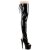 Pleaser ADORE-3017 Plateau Overknee Boots Patent Black EU-40 / US-10