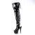 Pleaser ADORE-3017 Plateau Overknee Boots Patent Black EU-40 / US-10