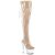 Pleaser ADORE-3019C Plateau Overknee Boots Transparent EU-38 / US-8