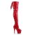 Pleaser ADORE-3063 Plateau Overknee Boots Patent Red EU-37 / US-7