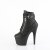 Pleaser ADORE-700-05 Plateau Ankle Boots Faux Leather Black EU-35 / US-5