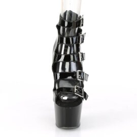 Pleaser ADORE-700-33 Plateau Ankle Boots Patent Black...