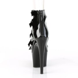 Pleaser ADORE-700-33 Plateau Ankle Boots Patent Black EU-35 / US-5