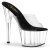 Pleaser ADORE-701 Plateau Mules Transparent EU-40 / US-10