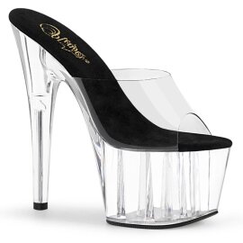 Pleaser ADORE-701 Plateau Mules Transparent EU-35 / US-5