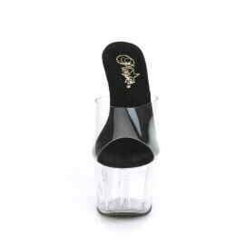 Pleaser ADORE-701 Plateau Mules Transparent EU-35 / US-5