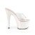 Pleaser ADORE-701LG Plateau Mules Glitter Transparent Light Pink EU-35 / US-5