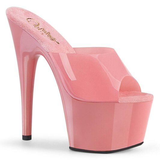 Pleaser ADORE-701N Plateau Mules Light Pink EU-35 / US-5