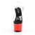 Pleaser ADORE-708 Plateau Sandalettes Chrome Transparent Red EU-38 / US-8