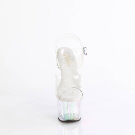 Pleaser ADORE-708HT Plateau Sandalettes Smoke Transparent...