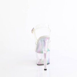 Pleaser ADORE-708HT Plateau Sandalettes Smoke Transparent EU-35 / US-5