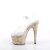 Pleaser ADORE-708MB Plateau Sandalettes Transparent Colorful EU-35 / US-5