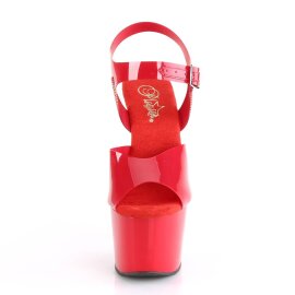 Pleaser ADORE-708N Plateau Sandalettes Red EU-35 / US-5