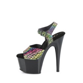 Pleaser ADORE-708N-LTP Plateau Sandalettes Colorful EU-35 / US-5