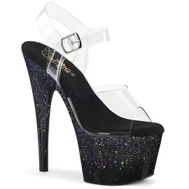 Pleaser ADORE-708SS Plateau Sandalettes Glitter...