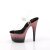 Pleaser ADORE-708SS Plateau Sandalettes Glitter Transparent Pink EU-42 / US-12