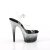Pleaser ADORE-708SS Plateau Sandalettes Glitter Transparent Silver EU-35 / US-5
