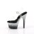 Pleaser ADORE-708SS Plateau Sandalettes Glitter Transparent Silver EU-37 / US-7