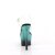 Pleaser ADORE-708SS Plateau Sandalettes Glitter Transparent Turquoise EU-35 / US-5