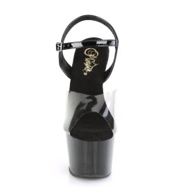 Pleaser ADORE-708T-1 Plateau Sandalettes Smoke...