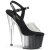 Pleaser ADORE-708T-1 Plateau Sandalettes Smoke Transparent Black EU-35 / US-5