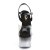 Pleaser ADORE-708T-2 Plateau Sandalettes Smoke Transparent Black EU-41 / US-11