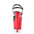 Pleaser ADORE-709 Plateau Sandalettes Patent Red Black EU-37 / US-7