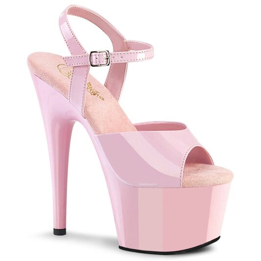 Pleaser ADORE-709 Plateau Sandalettes Patent Light Pink EU-37 / US-7