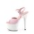 Pleaser ADORE-709 Plateau Sandalettes Patent Light Pink White EU-38 / US-8