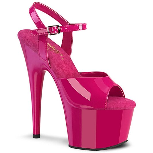 Pleaser ADORE-709 Plateau Sandalettes Patent Pink EU-35 / US-5