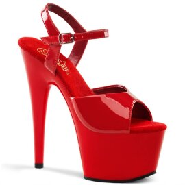 Pleaser ADORE-709 Plateau Sandalettes Red EU-35 / US-5