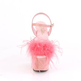 Pleaser ADORE-709F Plateau Sandalettes Suede Light Pink...