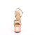 Pleaser ADORE-709HM Plateau Sandalettes Holo Chrome Rose Gold EU-40 / US-10