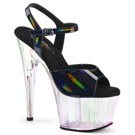 Pleaser ADORE-709HT Plateau Sandalettes Holo Black...