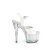 Pleaser ADORE-709HT Plateau Sandalettes Holo White Transparent EU-35 / US-5
